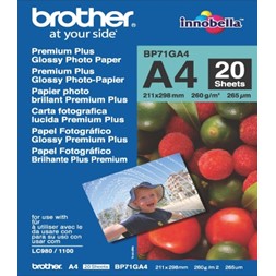 Papir BROTHER BP71 A4 260g gloss (20)