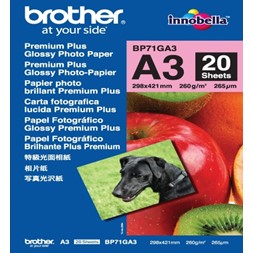 Papir BROTHER BP71 A3 260g gloss (20)