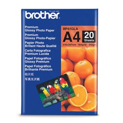 Papir BROTHER BP61 A4 190g gloss (20)