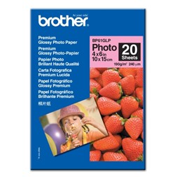 Papir BROTHER BP61 10x15 190g gloss (20)