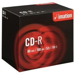 CD-R IMATION 700MB 52X jewelcase (10)