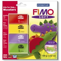 Modelleringsleire FIMO soft 8024 Monster