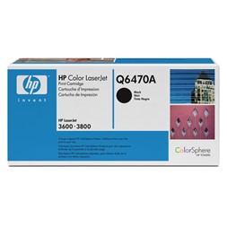 Toner HP Q6470A 6K sort