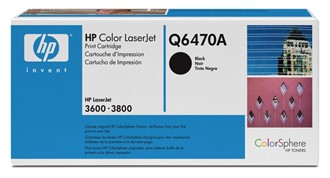 Toner HP Q6470A 6K sort
