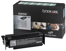Toner LEXMARK 12A7415 10K sort