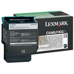 Toner LEXMARK C546U1KG 8K sort
