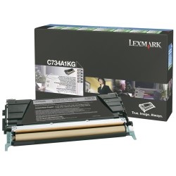 Toner LEXMARK C734A1KG 8K sort