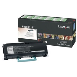 Toner LEXMARK E460X11E 15K sort