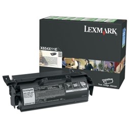 Toner LEXMARK X654X11E 36K sort