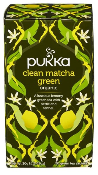 Clean Matcha Green Te Økol 20Pos Pukka