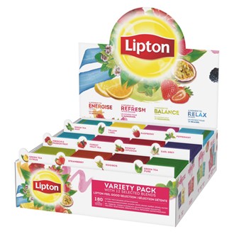 Te LIPTON assortert kartong (180)