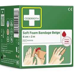 Bandasje CEDERROTH Soft Foam 2m beige