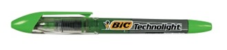 Tekstmarker BIC Technolight grønn