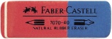 Viskelær FABER CASTELL 7070 rød/blå