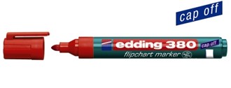 Flippoverpenn EDDING 380 rød