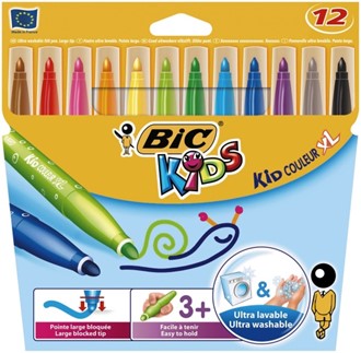 Fiberpenn Bic Kids XL 12 i pk