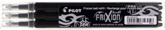 Kulepenn PILOT Frixion refill sort (3)