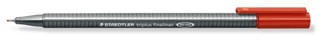 Fiberpenn STAEDTLER triplus 0,3mm rød